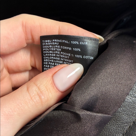 BA&SH Leandro Leather Shorts - Picture 5 of 5